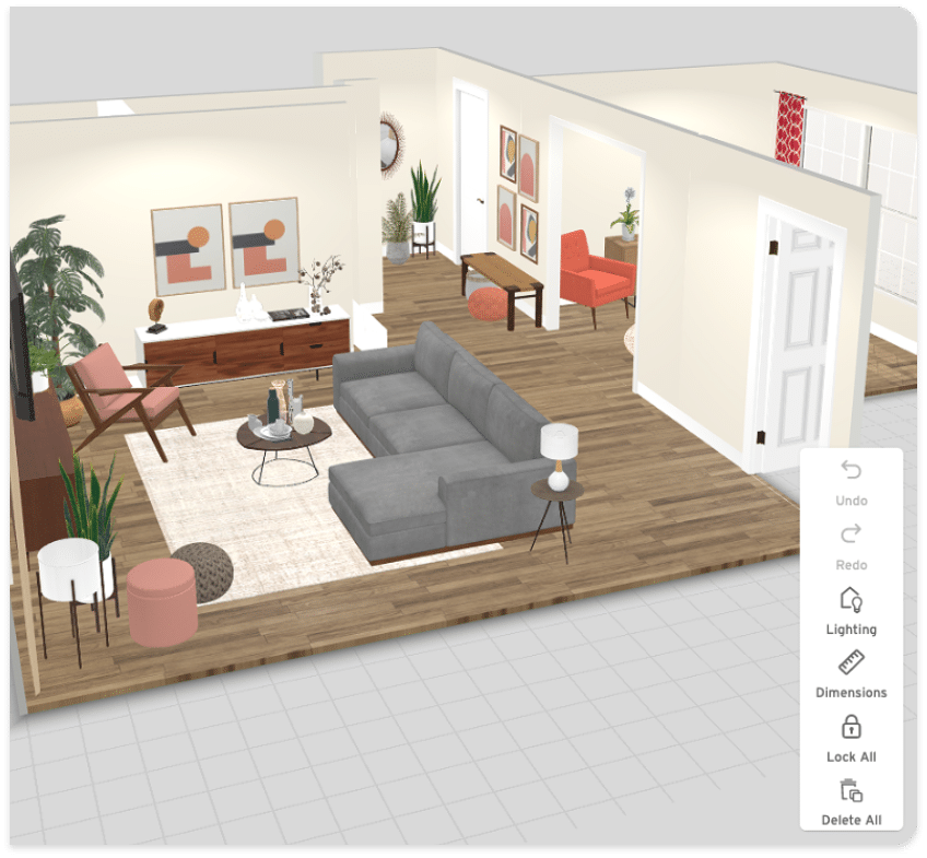 3D Cloud Room Planner App for Home Design | 3D Cloud